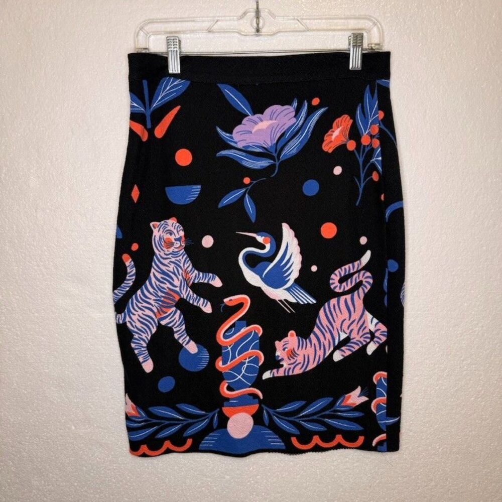 Anthropologie Super Nice Letters Julie Midi in Black Sweater Skirt Small Women's - Picture 9 of 10